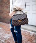 Сумка Louis Vuitton Croisette Damier Ebene Canvas Bag